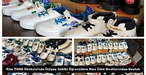 Rize TOBB İlkokulu’nda İhtiyaç Sahibi Öğrencilere Rize Ülkü Ocaklarından Destek