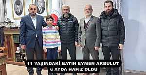 11 YAŞINDAKİ BATIN EYMEN AKBULUT...