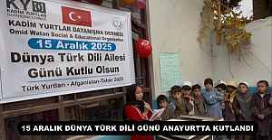 15 ARALIK DÜNYA TÜRK DİLİ GÜNÜ ANAYURTTA KUTLANDI