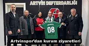 Artvinspor’dan kurum ziyaretleri