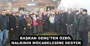 BAŞKAN GENÇ#039;TEN ÖZDİL HALKININ...