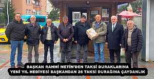 BAŞKAN RAHMİ METİNDEN TAKSİ...