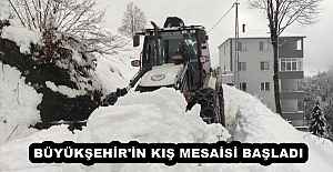 BÜYÜKŞEHİR#039;İN KIŞ MESAİSİ...