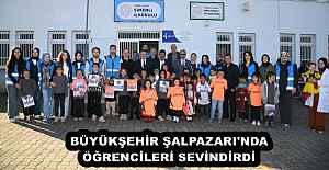 BÜYÜKŞEHİR ŞALPAZARI'NDA ÖĞRENCİLERİ SEVİNDİRDİ