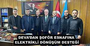 DEVA’DAN ŞOFÖR ESNAFINA ELEKTRİKLİ DÖNÜŞÜM DESTEĞİ