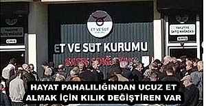 HAYAT PAHALILIĞINDAN UCUZ ET ALMAK İÇİN KILIK DEĞİŞTİREN VAR