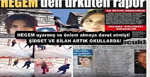 HEGEM uyarmış ve önlem almaya davet...