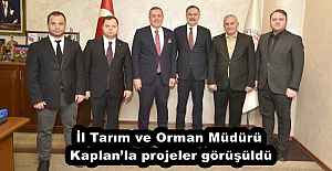 İl Tarım ve Orman Müdürü Kaplanla...