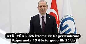 KTÜ, YÖK 2025 İzleme ve Değerlendirme...