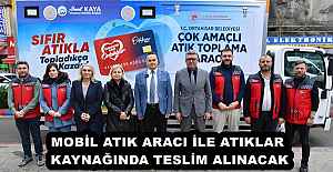 MOBİL ATIK ARACI İLE ATIKLAR KAYNAĞINDA TESLİM ALINACAK
