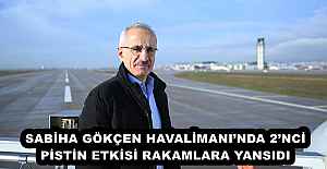 SABİHA GÖKÇEN HAVALİMANI’NDA 2’NCİ PİSTİN ETKİSİ RAKAMLARA YANSIDI