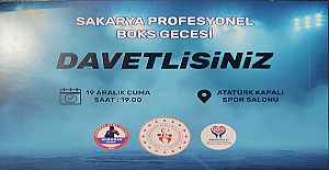 Sakarya’da ‘Profesyonel Boks Gecesi’ etkinliği