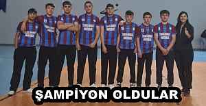 ŞAMPİYON OLDULAR