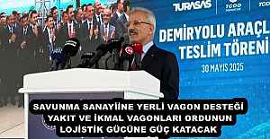 SAVUNMA SANAYİİNE YERLİ VAGON DESTEĞİ YAKIT VE İKMAL VAGONLARI ORDUNUN LOJİSTİK GÜCÜNE GÜÇ KATACAK