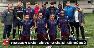 TRABZON EKİBİ ZİRVE TAKİBİNİ SÜRDÜRDÜ