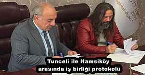 Tunceli ile Hamsiköy arasında iş...