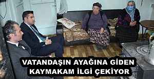 VATANDAŞIN AYAĞINA GİDEN KAYMAKAM...