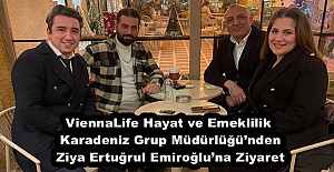 ViennaLife Hayat ve Emeklilik Karadeniz Grup Müdürlüğü’nden Ziya Ertuğrul Emiroğlu’na Ziyaret