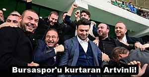 Bursaspor'u kurtaran Artvinli!