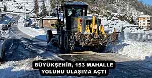 BÜYÜKŞEHİR, 153 MAHALLE YOLUNU...
