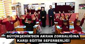 BÜYÜKŞEHİR’DEN AKRAN ZORBALIĞINA KARŞI EĞİTİM SEFERBERLİĞİ