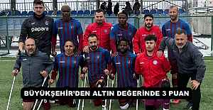 BÜYÜKŞEHİR’DEN ALTIN DEĞERİNDE 3 PUAN