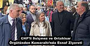 CHP’li Suiçmez ve Ortahisar Örgütünden Kemeraltı’nda Esnaf Ziyareti