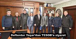 Defterdar Yaşar'dan TESOB'a ziyaret