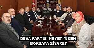 DEVA PARTİSİ HEYETİNDEN BORSAYA...