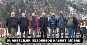 GURBETÇİLER İKİZDEREDE HASRET GİDERDİ