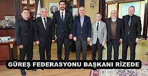 GÜREŞ FEDERASYONU BAŞKANI RİZEDE