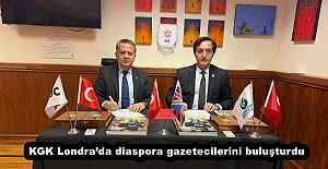 KGK Londrada diaspora gazetecilerini...