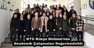 KTÜ Kimya Bölümü#039;nün Akademik...