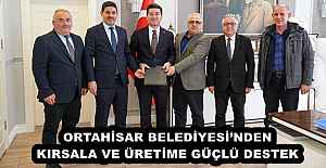 ORTAHİSAR BELEDİYESİ’NDEN KIRSALA VE ÜRETİME GÜÇLÜ DESTEK