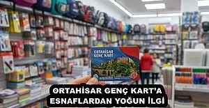 ORTAHİSAR GENÇ KART’A ESNAFLARDAN YOĞUN İLGİ