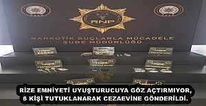 RİZE EMNİYETİ UYUŞTURUCUYA GÖZ...