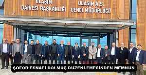 ŞOFÖR ESNAFI DOLMUŞ DÜZENLEMESİNDEN MEMNUN