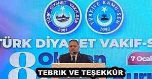 TEBRIK VE TEŞEKKÜR 