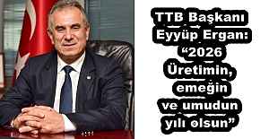 TTB Başkanı Eyyüp Ergan: 2026...