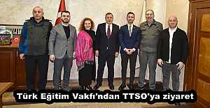 Türk Eğitim Vakfı'ndan TTSO'ya ziyaret