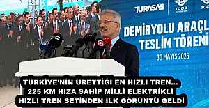TÜRKİYE'NİN ÜRETTİĞİ EN HIZLI TREN... 225 KM HIZA SAHİP MİLLİ ELEKTRİKLİ HIZLI TREN SETİNDEN İLK GÖRÜNTÜ GELDİ