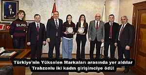 Türkiye'nin Yükselen Markaları arasında yer aldılar Trabzonlu iki kadın girişimciye ödül