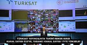 TÜRKSAT YAYINCILIKTA TARİHİ REKOR KIRDI KANAL SAYISI 532’YE, YABANCI KANAL SAYISI 171’E YÜKSELDİ