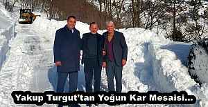 Yakup Turguttan Yoğun Kar Mesaisi…