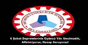6 Şubat Depremlerinin Üçüncü Yılı: Unutmadık, Affetmiyoruz, Hesap Soruyoruz!