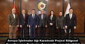 Avrupa İşletmeler Ağı Karadeniz Projesi Bölgesel Koordinasyon Toplantısı Samsun’da gerçekleştirildi