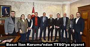 Basın İlan Kurumu’ndan TTSO’ya ziyaret