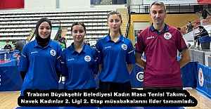 BÜYÜKŞEHİR KADIN MASA TENİSİNDE LİDER