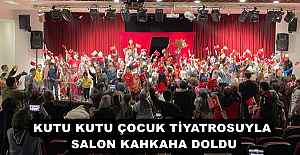 KUTU KUTU ÇOCUK TİYATROSUYLA SALON KAHKAHA DOLDU