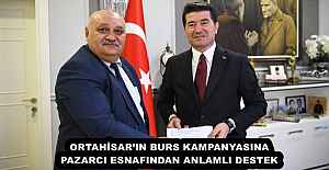 ORTAHİSAR’IN BURS KAMPANYASINA PAZARCI ESNAFINDAN ANLAMLI DESTEK